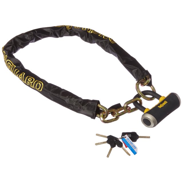 CADENA DE LAZO ONGUARD MASTIFF 10MM 4'4""(4FT 4 INCHES)"" Negra