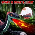 thumbnail image 2 of JoyStone Remote Control Dinosaur Toys for Kids - Realistic Walking, Roaring, Light & Spray, 18.2" RC Therizinosaurus Toys, Gift for Boys Girls Age 3+, 2 of 9