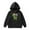 Black, variant on Christmas Dinosaur Print Girls Hooded Pullover Casual Winter Wear Cozy Top with Decorative Pocket Graphic Design Winter Fashion (Color:Red,Size:3-4 Years)