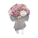 thumbnail image 3 of Ramo de novia con cinta de seda para dama de honor blanco violeta, 3 of 9