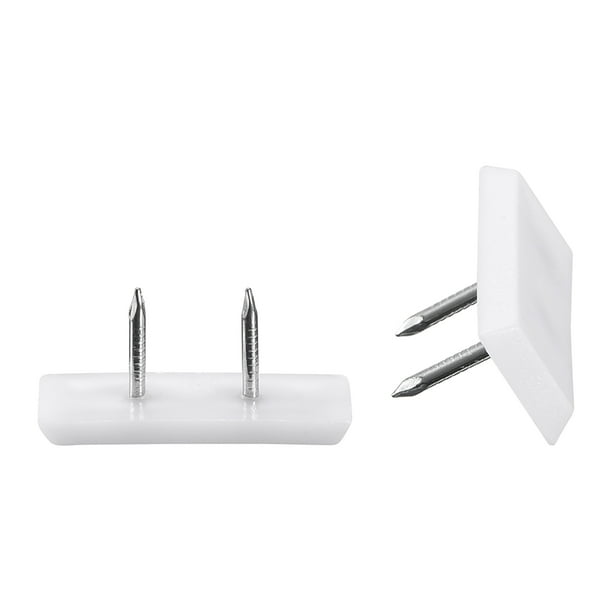 Clavo deslizante para patas de muebles, almohadilla protectora cuadrada para patas de sillas y mesas 31mm x 12mm plástico 40pcs