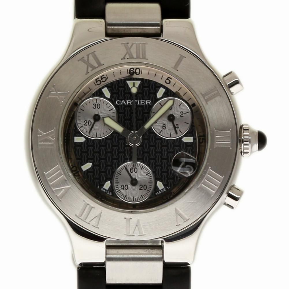 Cartier - Pre-Owned Cartier Must 21 W10125U2 Steel Watch (Certified Authentic & Warranty 