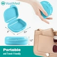 thumbnail image 3 of Orthodontic Retainer Case with Vent Holes, 10 Pack – Blue, 3 of 7