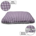 thumbnail image 3 of Abstract Pet Bed, Repetitive Pattern with Monotone Motif with Ornamental Rhombuses, Chew Resistant Pad for Dogs and Cats Cushion with Removable Cover, 24" x 39", Lilac and Purple, by Ambesonne, 3 of 4