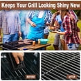 thumbnail image 5 of Kit de limpieza de plancha Premium de 5 piezas, práctico raspador de alimentos de acero inoxidable combinado con 4 estropajos abrasivos antigrasa, el mejor juego de herramientas de limpieza para, 5 of 5