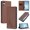Brown, variant on Floral Embossed PU Leather Flip Wallet Case for Samsung Galaxy A07,Magnetic Buckle Cover with Card Slots Cash Pocket RFID Blocking Shockproof Dropproof Kickstand&Wireless Charging, Red
