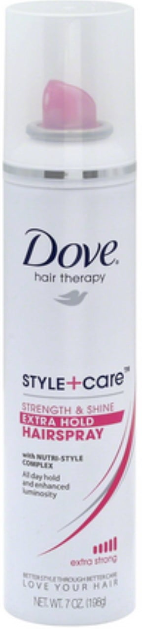 Dove Style Care Hairspray Strength Shine Extra Hold 7 Oz