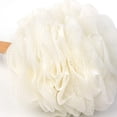 thumbnail image 5 of Scheam Loofah Back Scrubber - Bath & Shower Body Brush Pouf for Men & Women- Mesh Sponge - Long Handled Lufa, Exfoliating Handheld Stick - For Face Washing, Spa Accessory,Beige, 5 of 8