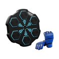 thumbnail image 4 of Máquina de boxeo Entrenador de boxeo inteligente para adultos, Objetivo de pared rítmico montado en la pared, Guantes azules, 4 of 8