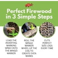 thumbnail image 6 of Marker Firewood Measuring Tool - Chainsaw Firewood Marking Tool With Marking Wheels - Log Paint Marker -Firewood Measuring Tool For Chainsaw - Logging Tools (Mingo Marker With 16" Wheel), 6 of 8