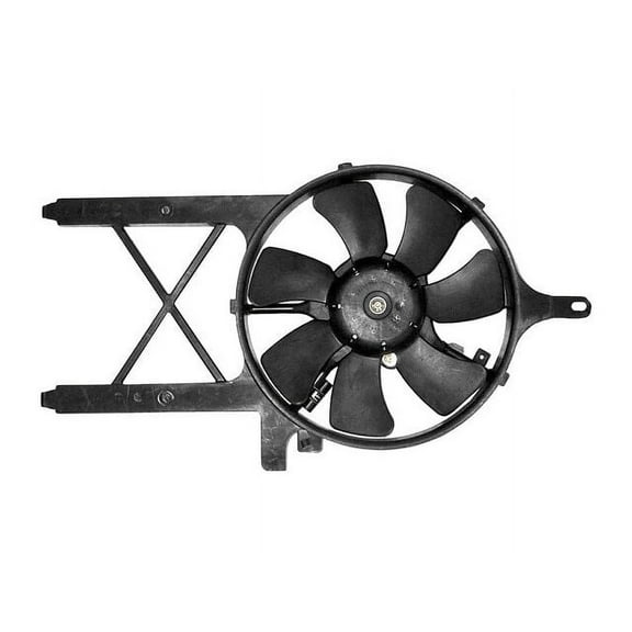 Radiator Fan Assembly - Compatible with 2007 - 2021 Nissan Frontier 2008 2009 2010 2011 2012 2013 2014 2015 2016 2017 2018 2019 2020
