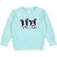 thumbnail image 2 of Inktastic Boston Terriers (dark Apparel) Toddler Sweatshirt, 2 of 4