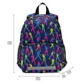 thumbnail image 3 of ALAZA Cool Baseball Players School Backpack Elementary Student Bookbag, 3 of 7