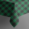 thumbnail image 5 of Green Black Checkerboard Checkered Pattern Square Tablecloth,Waterproof Square Table Cover,Wipeable Spillproof Washable Table Cover for Home Kitchen Party Decor 42"X42"(107x107cm), 5 of 6