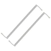 Uxcell 2 Pack Phone Cord for Landline, 6.6 Feet(Coiled 1.3 Feet) RJ9/RJ10 4P4C Landline Handset Cord Universal Telephone Phone Cable for Telephone Handset Accessory, Light Gray