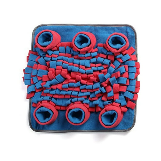 Greeniant Colchoneta de alimentación para liberar estrés de mascotas, portátil, reutilizable, Flexible, cuadrada, colorida, para el hogar, sala de Suministros para perros Azul Greeniant PT004195-02