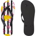 thumbnail image 3 of Dreamtimes Flip Flops Slippers Cute Elephants Animal Flowers Striped Sandals for Beach Summer Shower Women Men Boy Girl Kid, 3 of 5