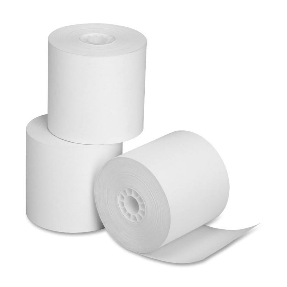 3/Pack Universal 35761 Single-Ply Thermal Paper Rolls White 2 1/4-Inch x 85 ft
