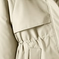 thumbnail image 6 of absuyy Womens Parkas with Hood Jacket Zip Up Plush Winter Long Sleeve with Pockets Fleece Warm Outerwear Coats White Size 2XL, 6 of 6