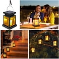 thumbnail image 3 of Solar Hanging Lantern Outdoor, Candle Effect Light for Garden, Patio, Lawn, Deck, Umbrella, Tent, Tree, Yard, Driveway, 3 of 16