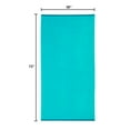 thumbnail image 5 of 2-Pack Mainstays Oversized Reversible Solid Teal Yarn-Dyed Cotton-Blend Beach Towel, 5 of 5