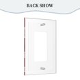 thumbnail image 4 of Panel de interruptores de pared con marco romano de cuero simple y luces de conmutación SF 49erss, interruptor de luz simple, doble o con tirador, 4 of 8
