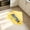Melted Butter Slice, variant on 3D Optical Illusion Melted Butter Slice Rug, Novelty Butter-Themed Non-Slip Rubber Backing Absorbent Funny Decor Mat, Floor Mat for Kitchen Entryway Living Room Baking Gift, 19.6x31.5in