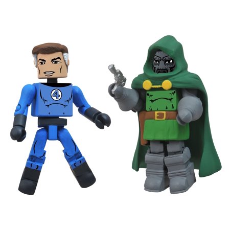 Diamond Select Toys Marvel Minimates Best of Series 2: Mr. Fantastic and Doctor Doom,