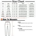 thumbnail image 2 of Azrian Deals Womens Pants Fashion Casual Solid Color Pocket Fold Loose Full Length Pants Clearance, 2 of 6