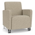 thumbnail image 1 of Lesro Ravenna Lounge Reception Guest Chair in Beige, 1 of 5