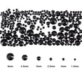 thumbnail image 2 of 2000 Pieces Flat Back Gems Rhinestones 6 Sizes (1.5-6 Mm) Round Crystal Rhinestones with Pick up Tweezer and Rhinestones Picking Pen for Crafts Nail Clothes Shoes Bags DIY Art (Black), 2 of 7