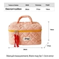 thumbnail image 4 of Cosmetic Bag Portable Going Out Large Capacity Travel Toiletries Multiple, 4 of 10