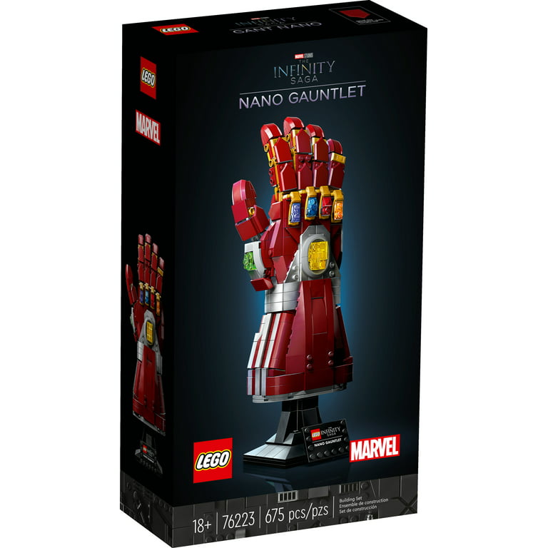 LEGO Thanos Minifigure with Gauntlet and 6 Infinity Stones from Infinity War