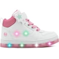 thumbnail image 4 of Tenis Luz Led Bota Gamer Niño Bubble Gummers Importado 15-21 (Blanco, Sistema tallas calzado JP, Niño (2-5 años), Medición, 21.0 cm), 4 of 5