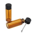 thumbnail image 1 of Botella de vidrio pequeña portátil con cuchara de rapé, caja de pastillas, estuche de almacenamiento, vial Sniffer, 1 of 3