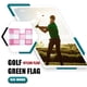thumbnail image 3 of Accesorios de golf para Hombres Chipping Golpear Gota Envío Plaid Pattern Familia Balcón Oficina Marcadores Transporte Bandera Regalos Rosa Tela blanca AweSitey OD003716-04, 3 of 7