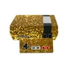 Skin Decal Wrap Compatible With Nintendo NES Classic Edition Gold Glitter