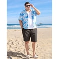 thumbnail image 7 of PULI Men’s Big & Tall Golf Shorts 10" Inseam Stretch Quick Dry Waterproof Lightweight Hiking Casual Shorts, 7 of 7