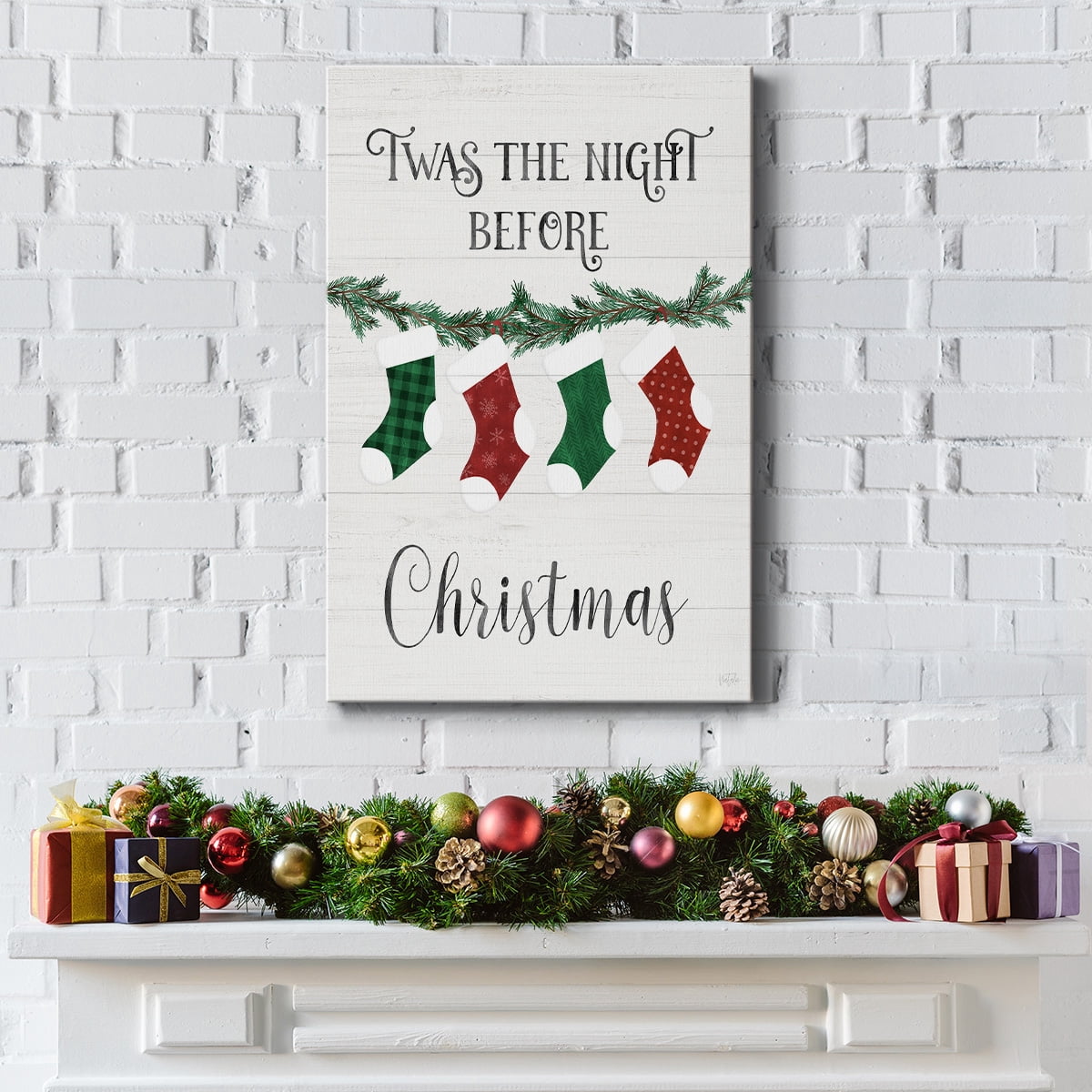 Night Before Christmas- Gallery Wrapped Canvas