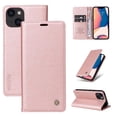 thumbnail image 2 of Funda para iPhone 14 Estuche de Cuero PU Tipo Cartera con Ranuras para Tarjetas y Cierre Magnético, 2 of 5