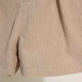thumbnail image 7 of AHTJRT Corduroy Shorts for Girls Elastic Waist Front Button Shorts with Pockets Comfort Lightweight Spring Summer Lounge Outdoor Short Pants Khaki 4-5 Years, 7 of 7
