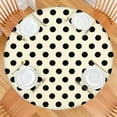thumbnail image 2 of Vintage Polka Dot Tablecloth with Classic Retro Dot Pattern, Colorful Dots Design, Minimalist Geometric Texture for Dining Table, 2 of 6