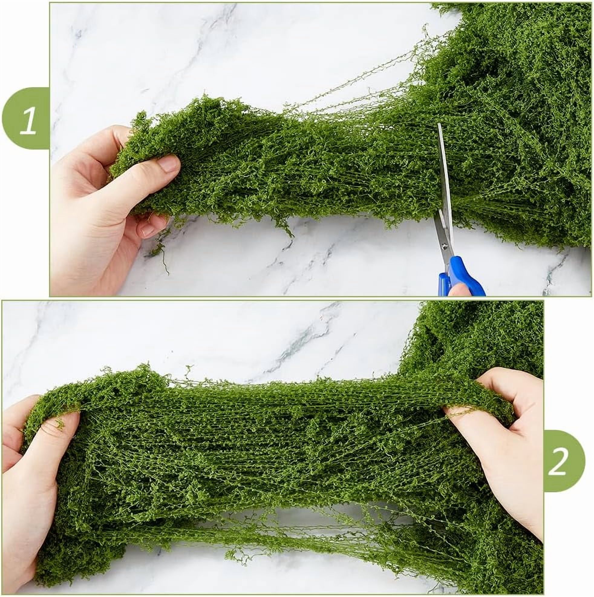 5mmx500g Artificial Moss 17.6oz Green Moss Grass Decor