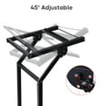 thumbnail image 3 of Adjustable Rack Mount Studio Equipment Rolling DJ Mixer Stand Stage Cart Music Party Show 12U, 3 of 10