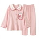 thumbnail image 5 of Pijamas para niños Mujer Manga Larga Algodón Puro Niñas Primavera y Otoño Princesa Madre e Hija Conjunto de Ropa para el hogar para bebés Otoño y Verano Niños medianos y Mayores, 5 of 5