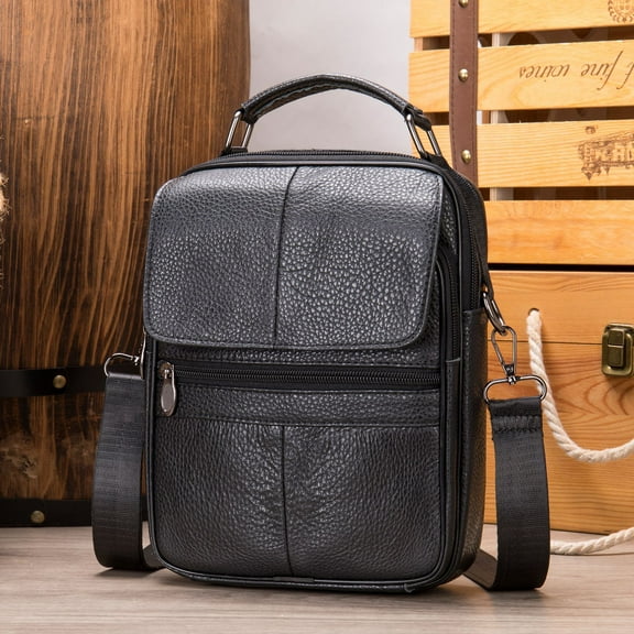 Shoulder Bag for Men Crossbody Bag Men's Leather Bag Genuine Leather Handbag Men's Messenger Bag Satchel Business Bag for Men
