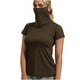 thumbnail image 3 of TaTaai Short Sleeve Sun Protective Top, Women's Built-in Face Mask UPF Shirt, Breathable Casual Wear for Hiking and Summer Activities Gift, 3 of 7