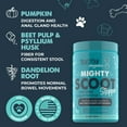 thumbnail image 4 of Mighty Paw Waggables Mighty Scoot - Dog Digestive & Anal Gland Support Chews - Pumpkin Fiber Supplements (120 Count), 4 of 8