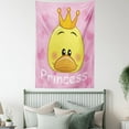 thumbnail image 3 of Little Princess Duck Tiaras and Hearts Girls Decor Print Wall Hanging Tapestry, 3 of 5