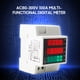 thumbnail image 4 of Ac80-300V 100A Medidor De Energía Digital Multímetro De Carril Din Medidor De Energía Eléct CACAGOO  Medidor de energía, 4 of 6